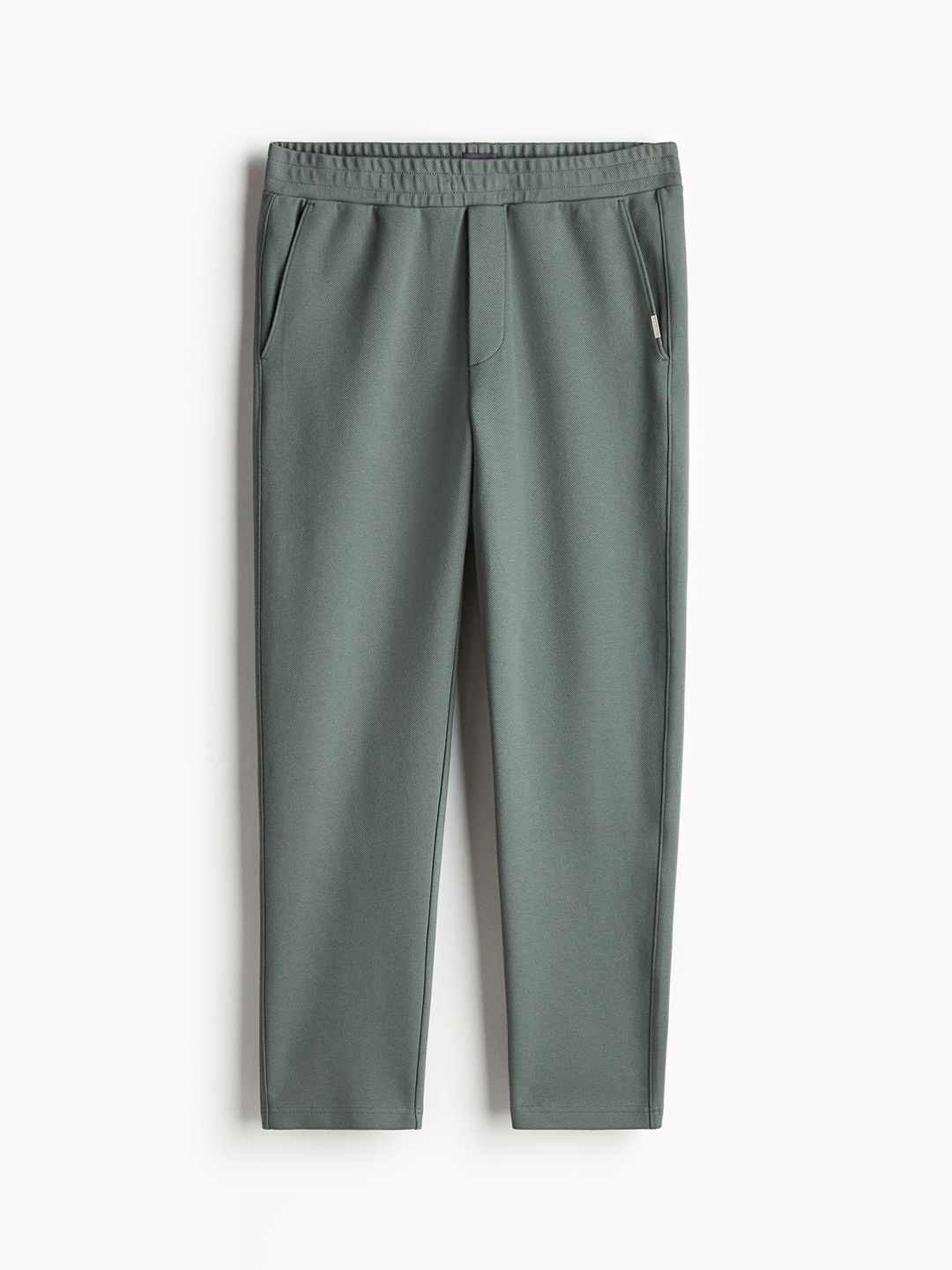 

H&M Men Slim Fit Twill Joggers, Green