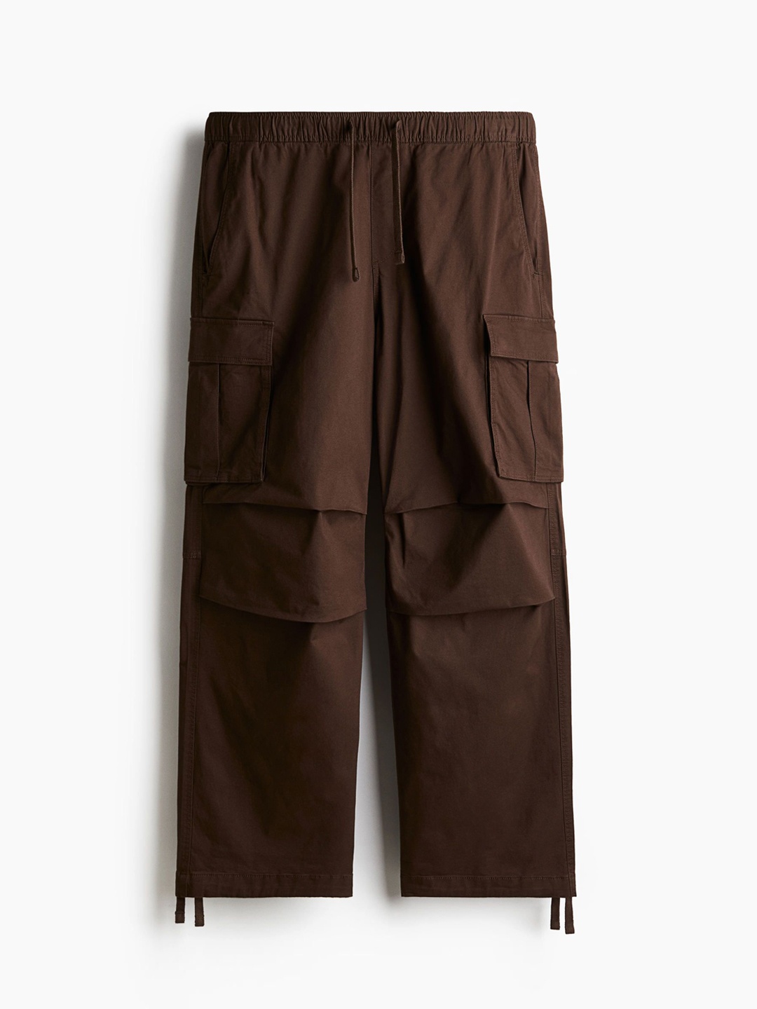 

H&M Men Relaxed Fit Cargo Trousers, Brown