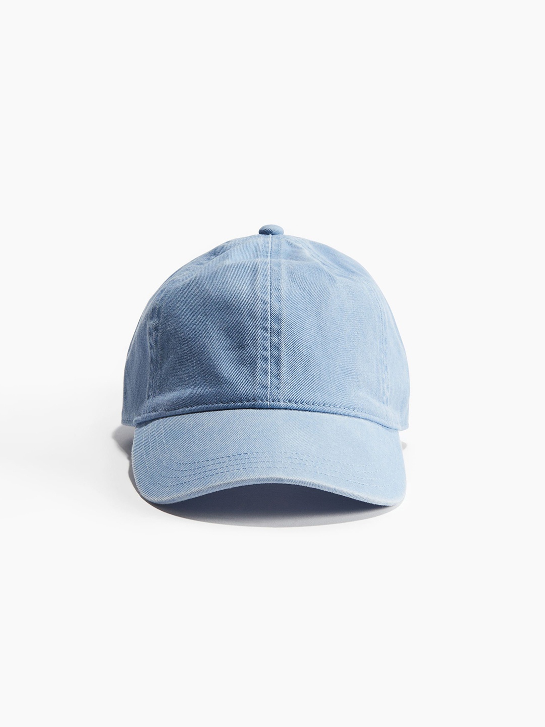 

H&M Women Washed Cotton Twill Cap, Blue