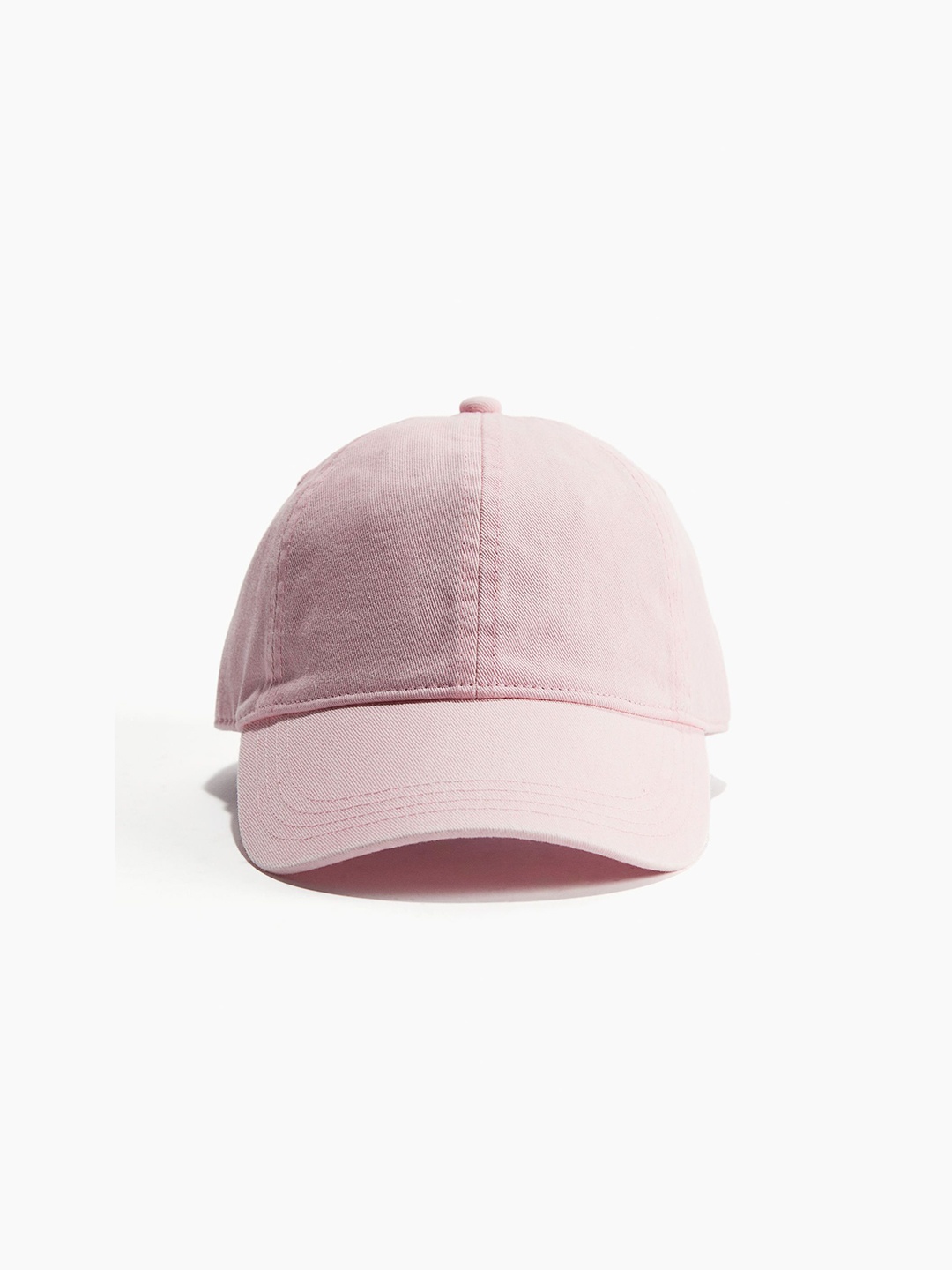 

H&M Women Washed Twill Cotton Cap, Pink
