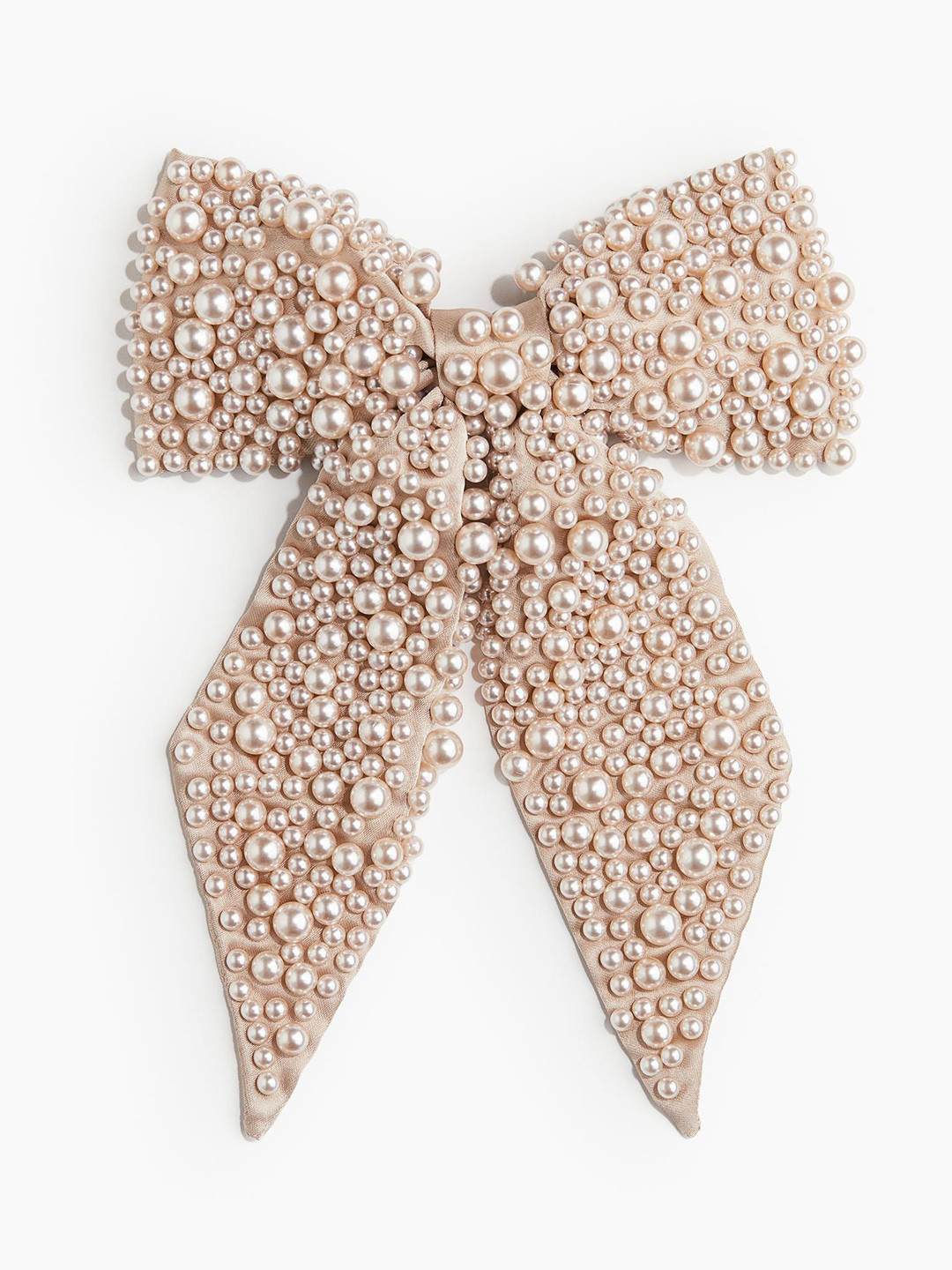 

H&M Bow-Decorated Hair Clip, Beige