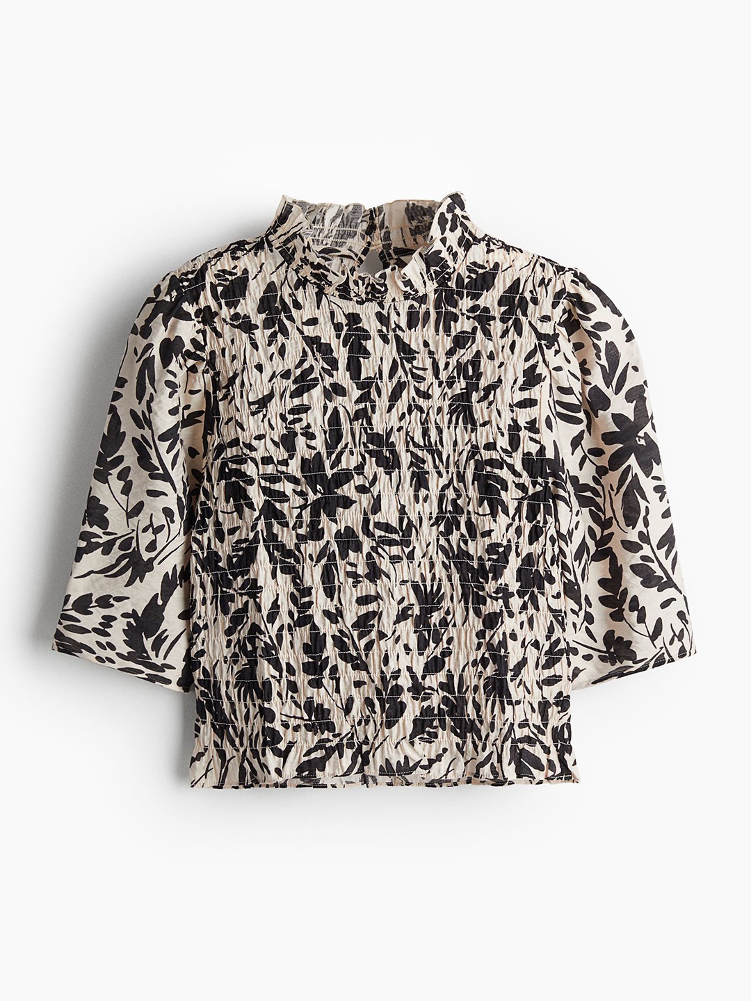 

H&M Smocked Blouse, Pink