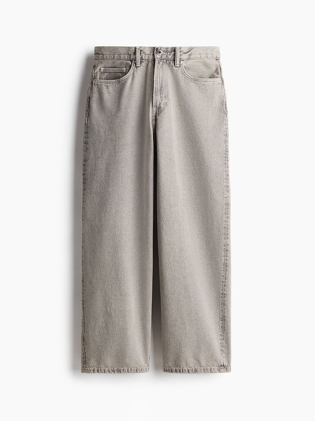 

H&M Men Baggy Jeans, Beige