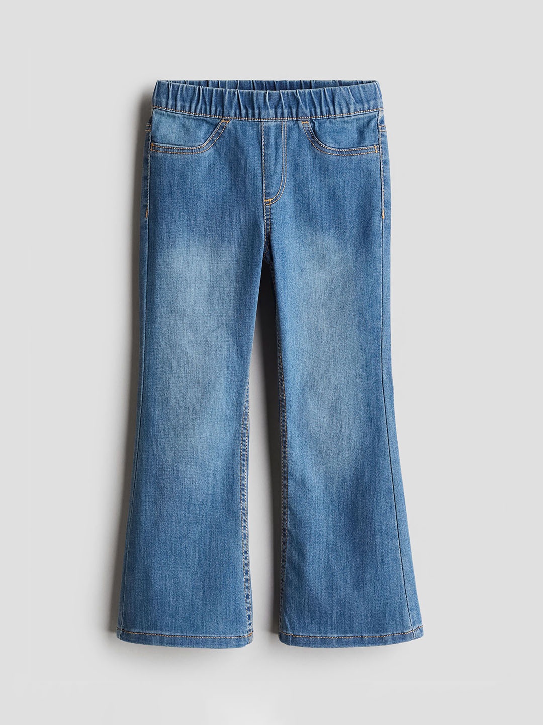 

H&M Girls Superstretch Flared Leg Jeans, Blue