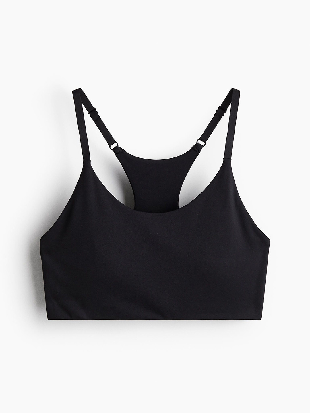 

H&M Women SoftMove Light Support Sports Bra, Black