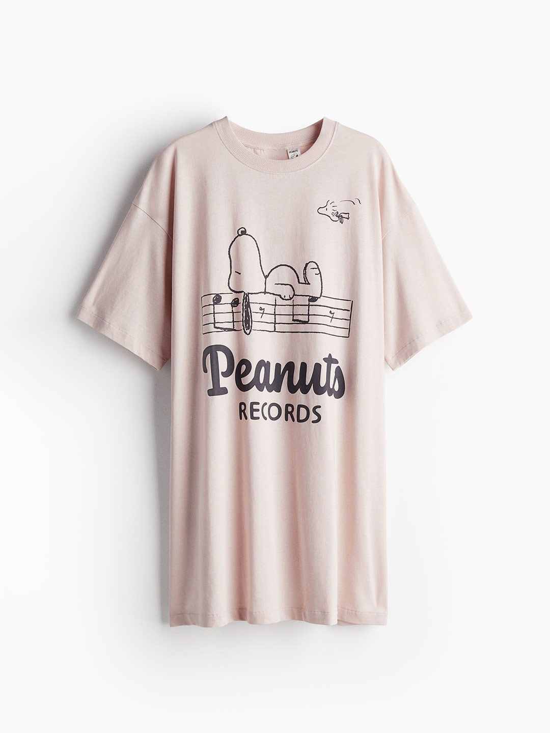 

H&M Women Printed Pure Cotton Nightdress, Pink