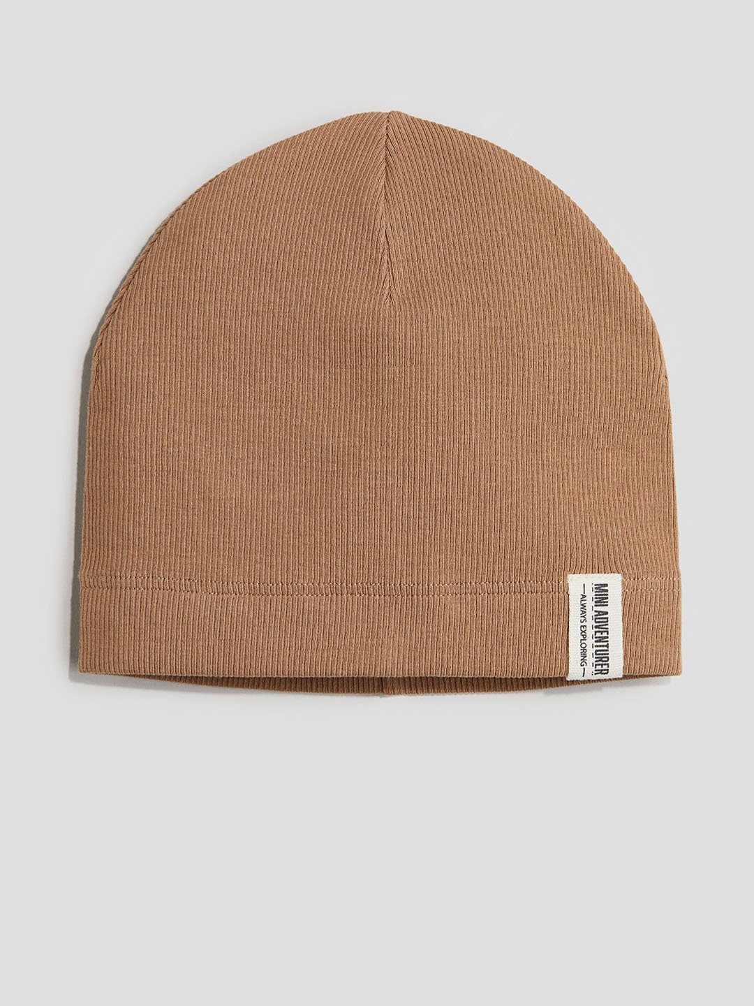 

H&M Boys Ribbed Beanie, Beige