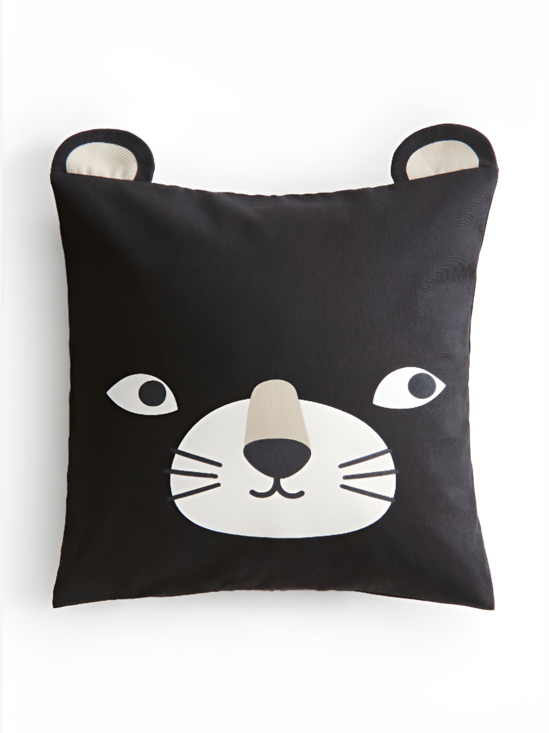 

H&M Boys Black Pure Cotton Cushion Cover