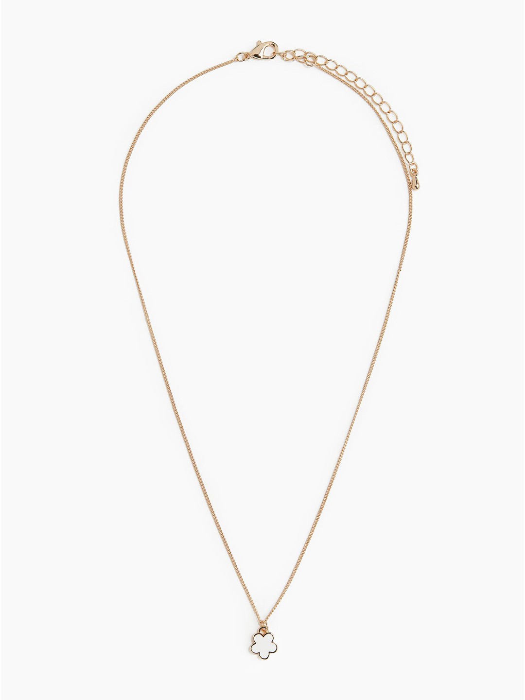 

H&M Flower-Pendant Necklace, Gold