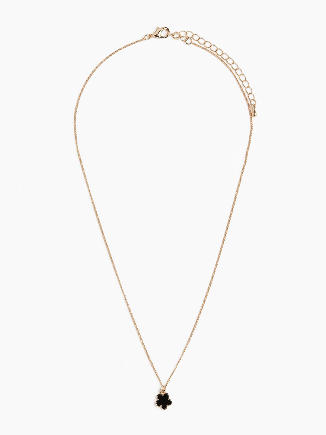 

H&M Flower-Pendant Necklace, Gold