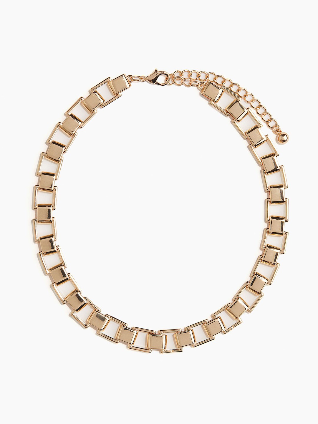 

H&M Square Link Necklace, Gold