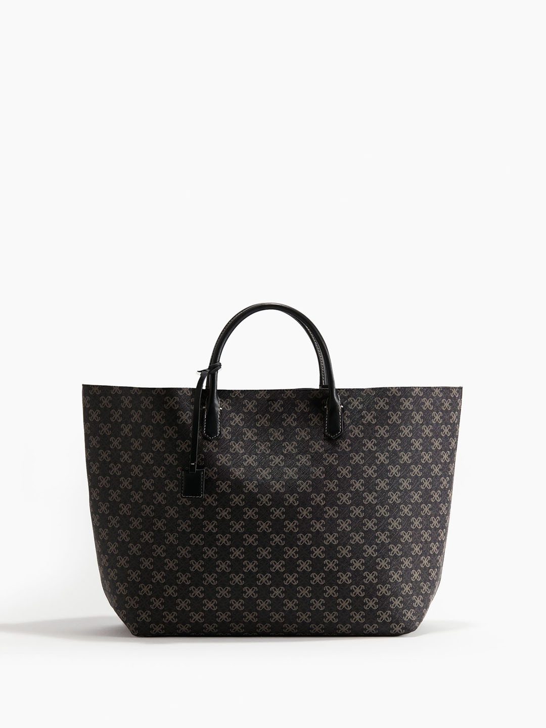 

H&M Women Jacquard-Weave Shopper, Black
