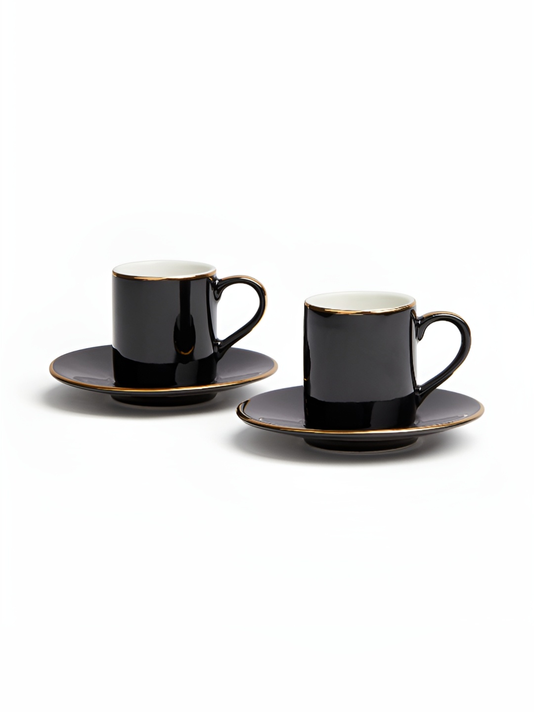 

H&M Black 2-Pack Espresso Cup and Saucer