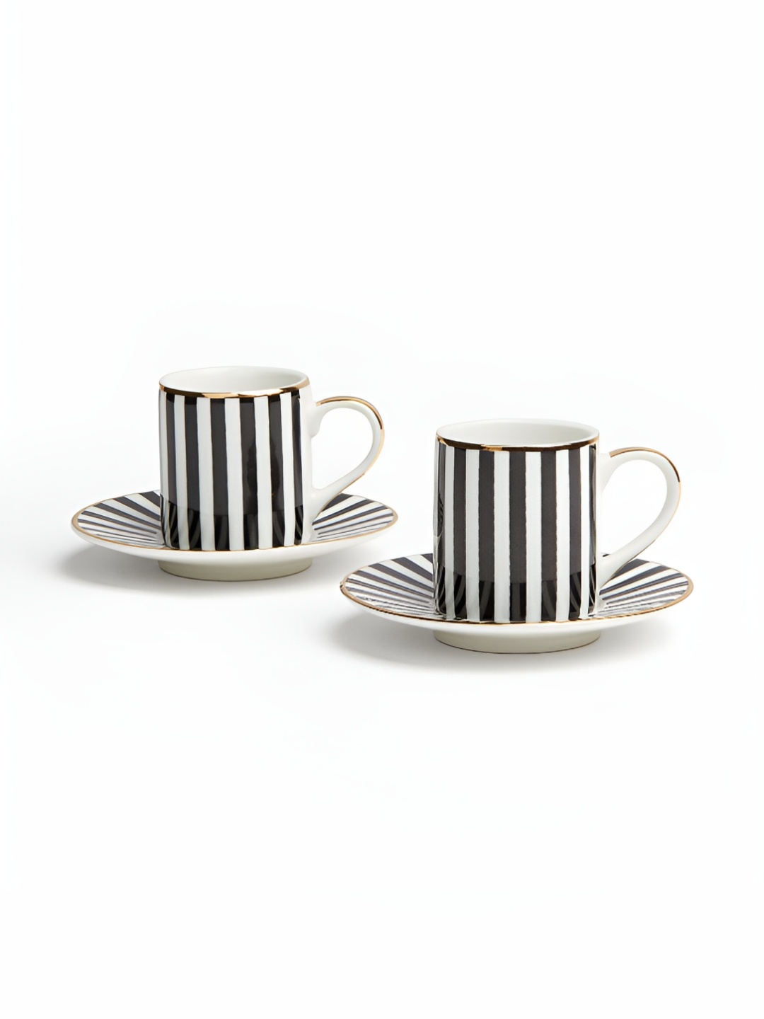 

H&M Black 2-Pack Espresso Cup and Saucer