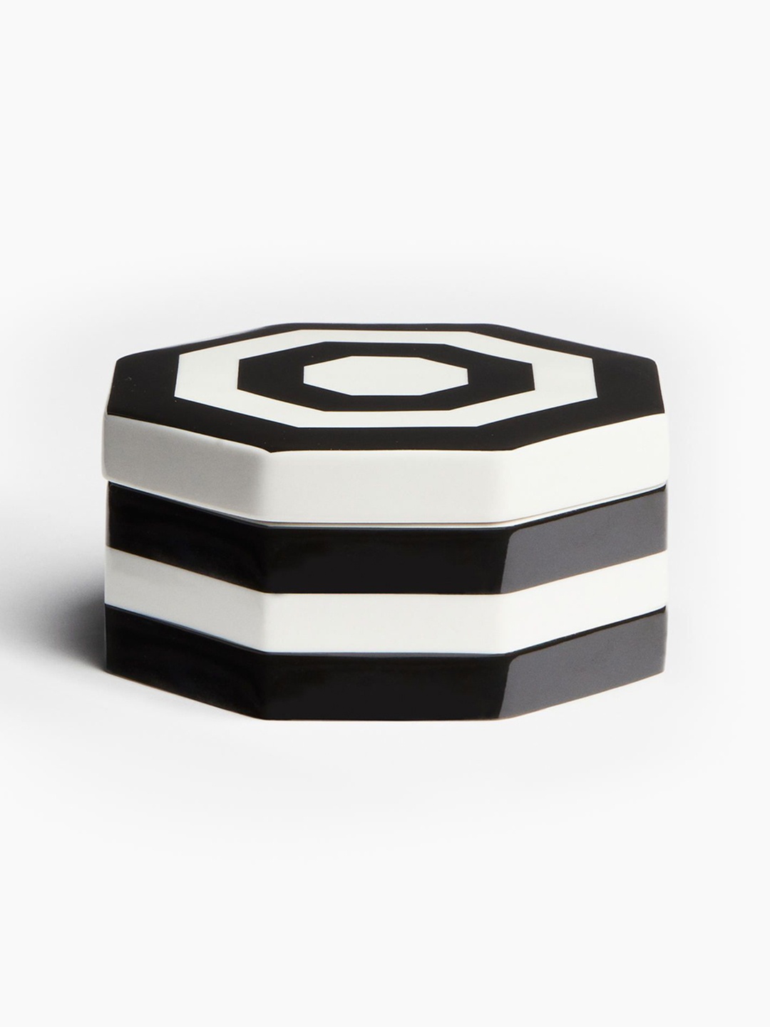 

H&M Black & White Small Porcelain Storage Box