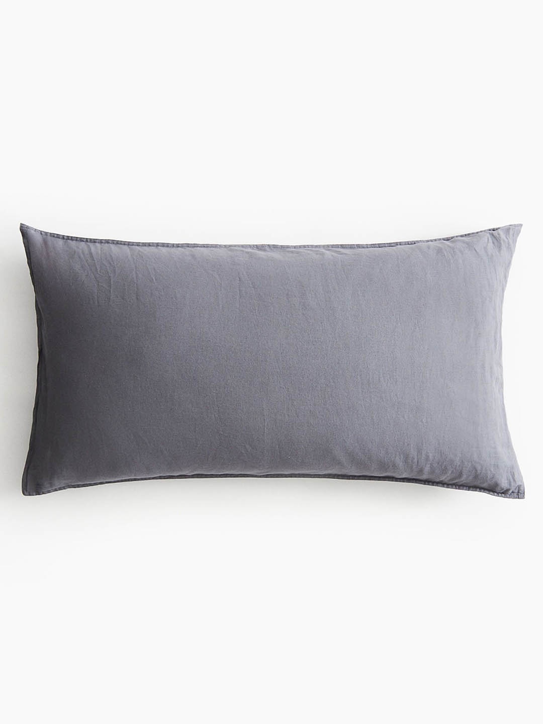 

H&M Grey Washed Linen-Blend Pillowcase