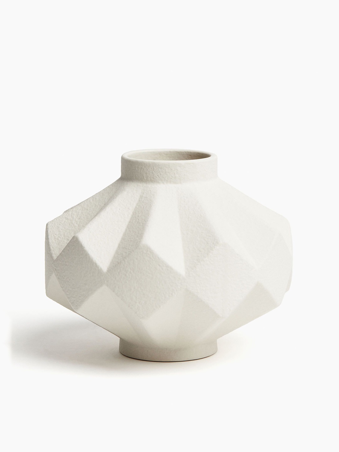 

H&M White Stoneware Vase