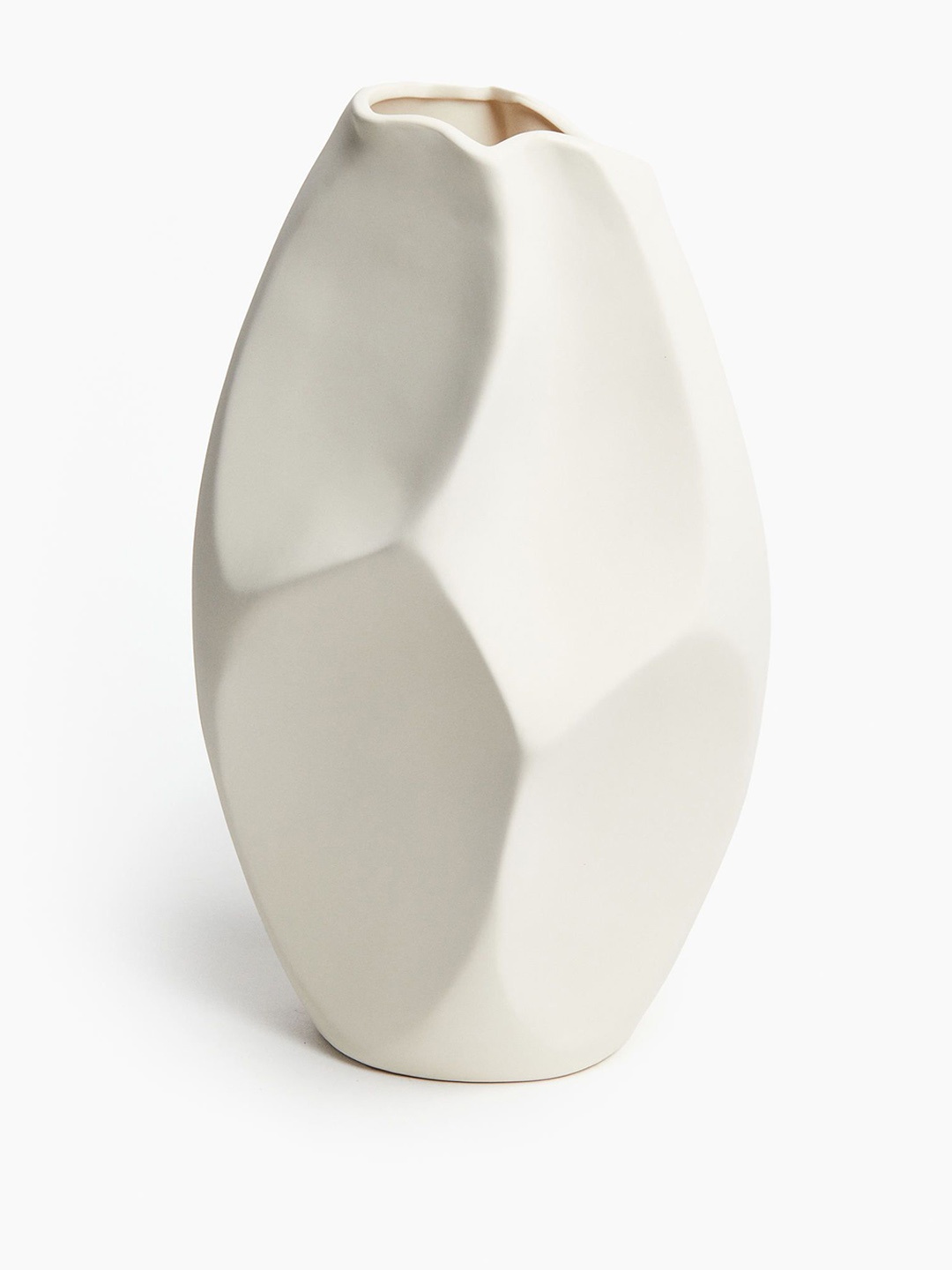 

H&M White Tall Stoneware Vase