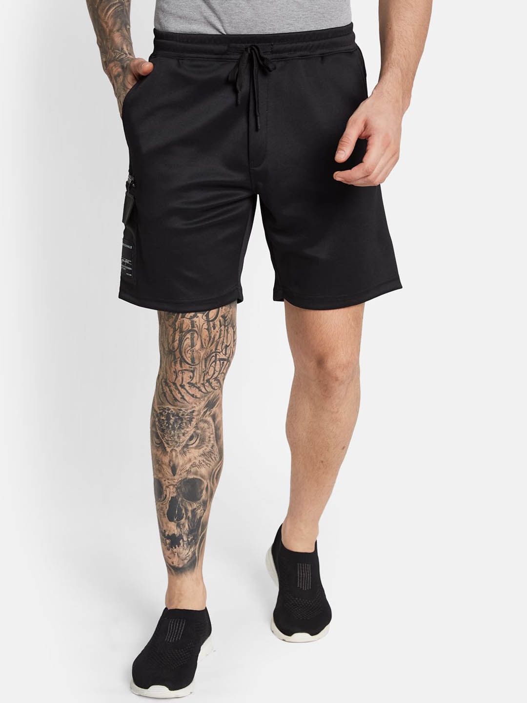 

Octave Men Regular Fit Shorts, Black