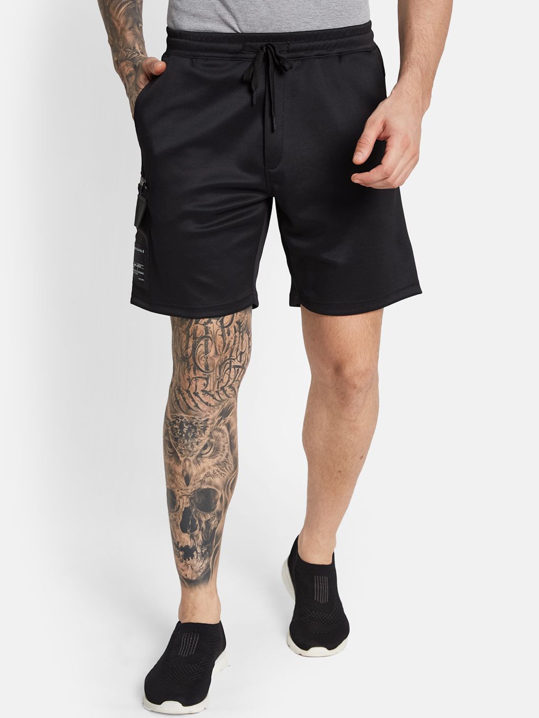 

Octave Men Regular Fit Shorts, Black