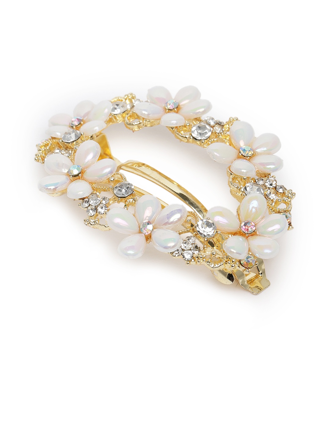 

LAIDA Women Embellished French Barrette, Gold