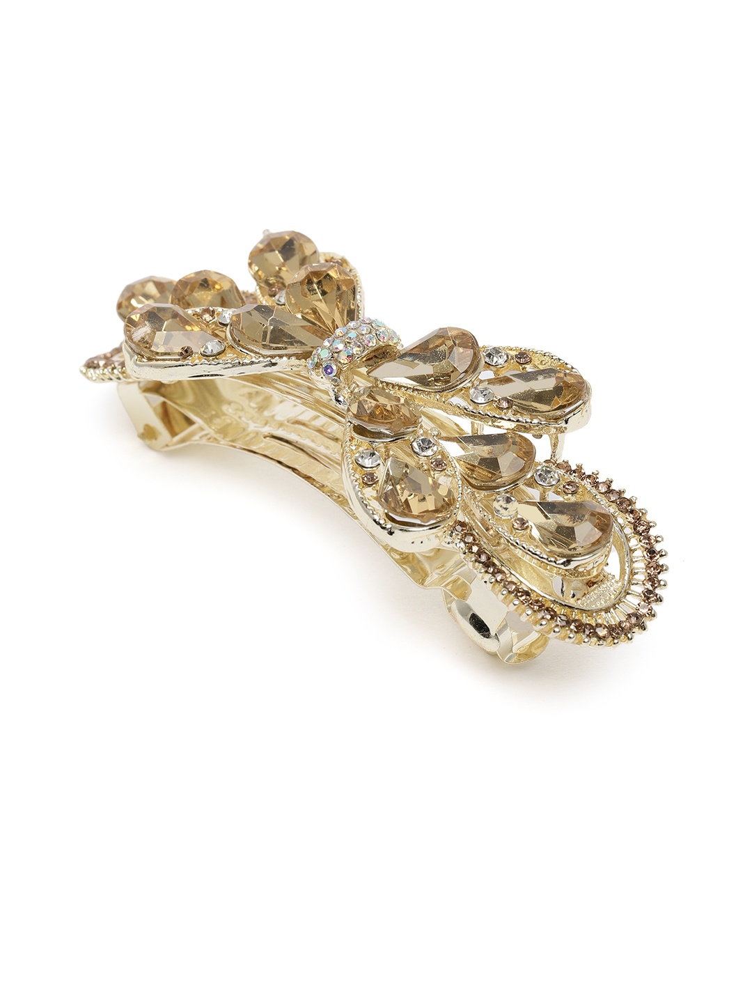 

LAIDA Women Embellished French Barrette, Gold