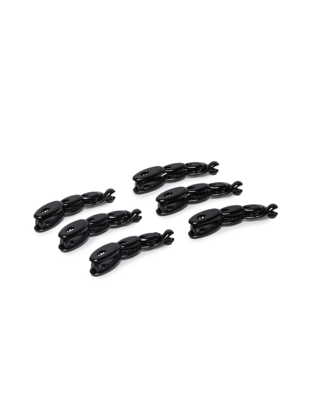 

LAIDA Women Set of 6 Banana Clips, Black