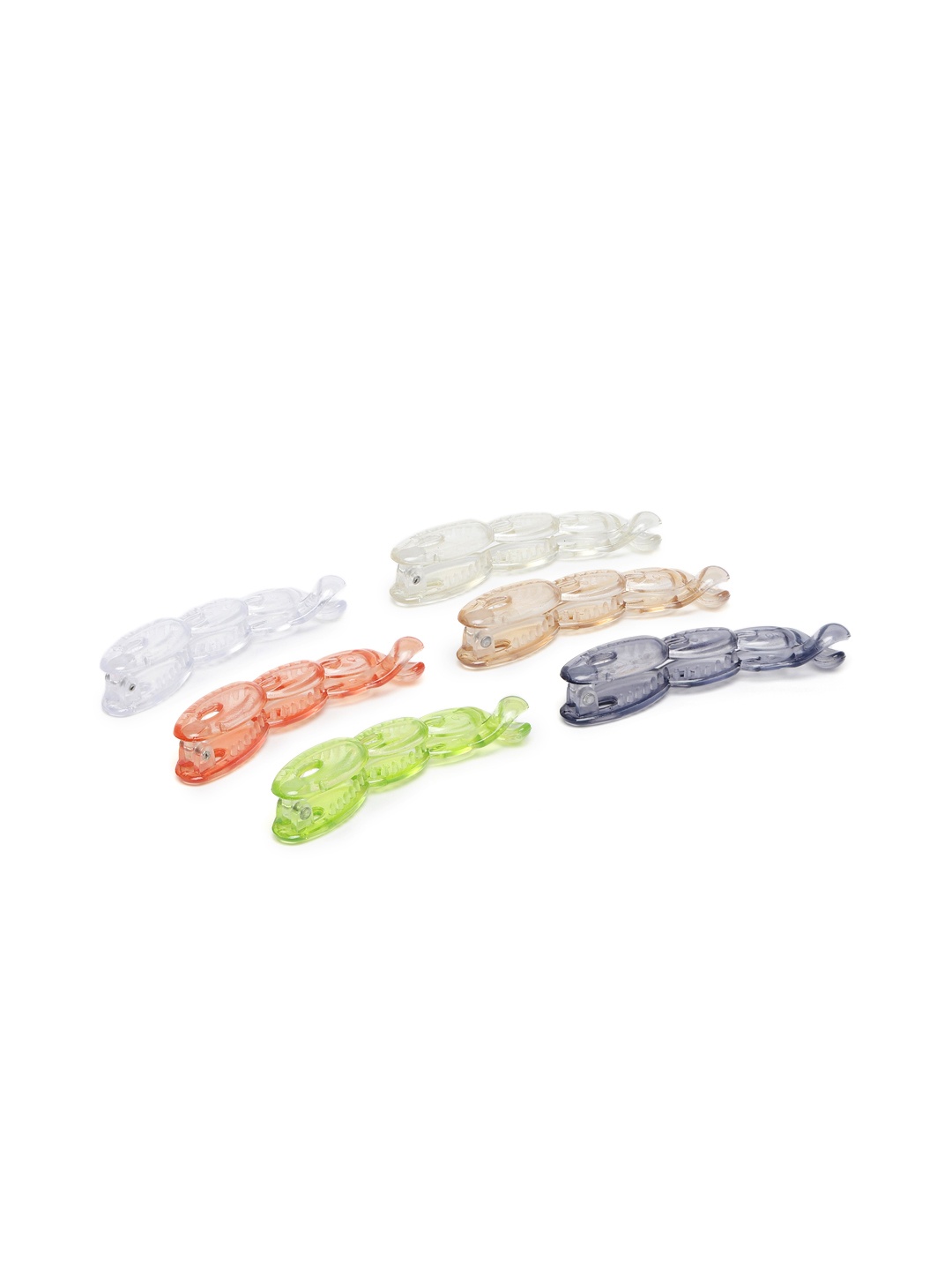 

LAIDA Women Set of 6 Assorted Banana Clips
