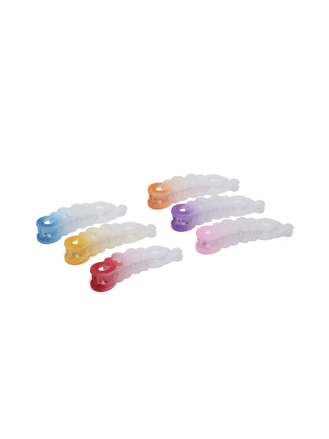 LAIDA Women Set of 6 Assorted Banana Clips