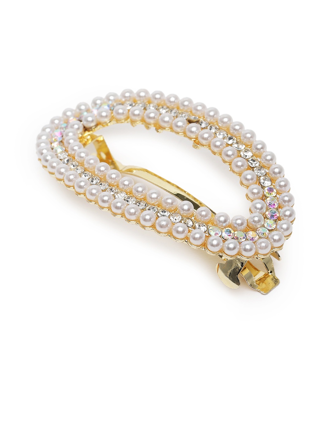 

LAIDA Women Embellished French Barrette, Gold