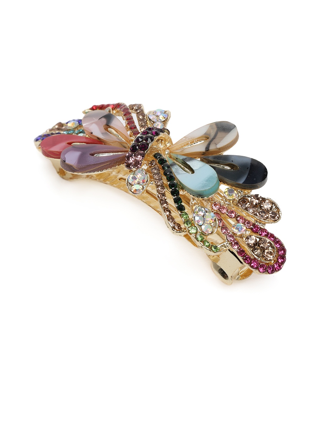 

LAIDA Women Embellished French Barrette, Gold