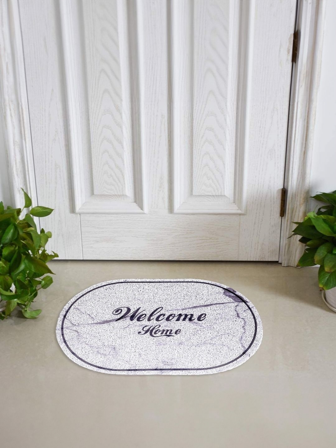 

Cortina Grey & Beige Self-Designed Anti-Skid Doormat