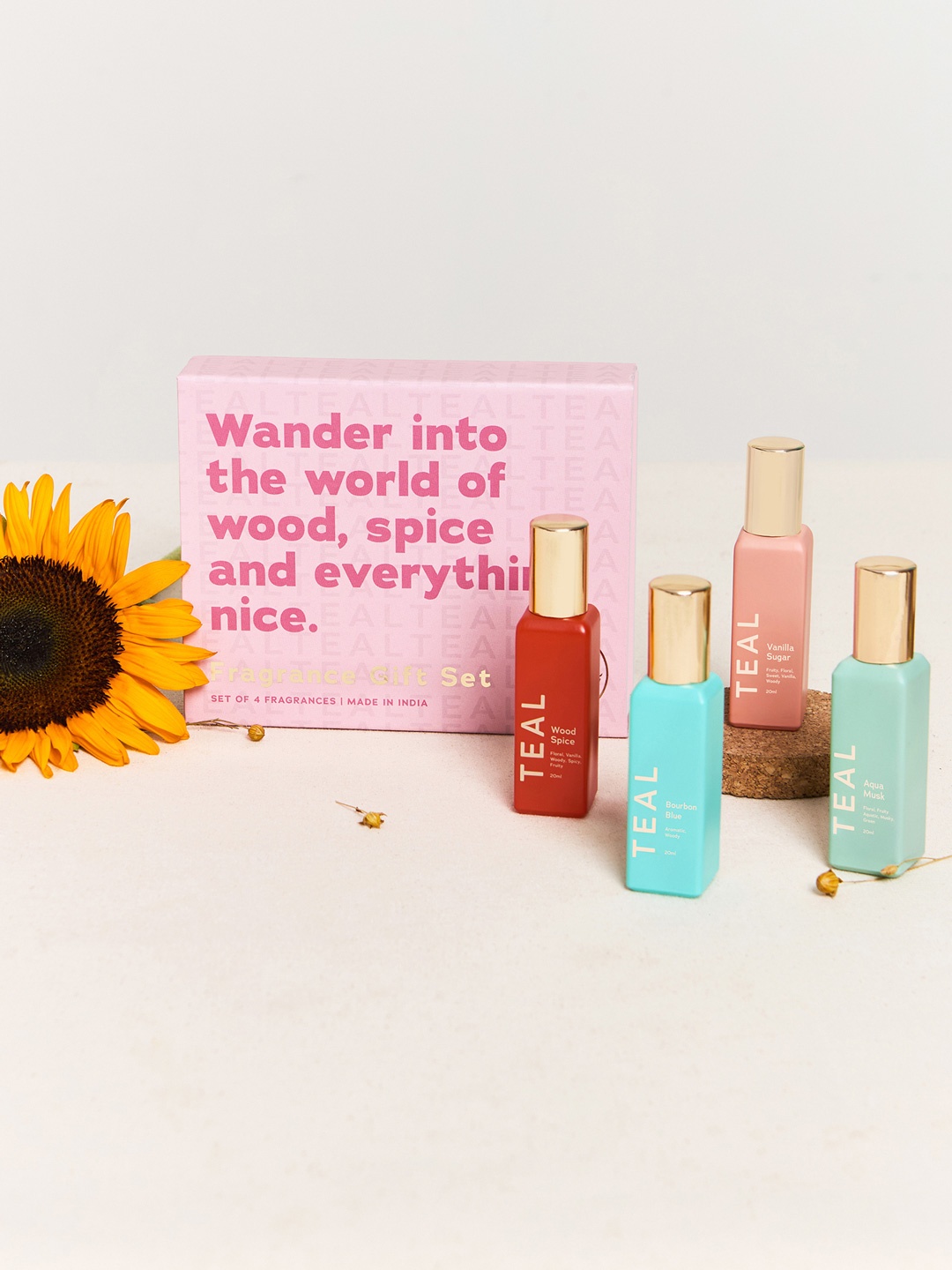 

TEAL BY CHUMBAK Women Wanderlust Perfume Gift Set, Pink
