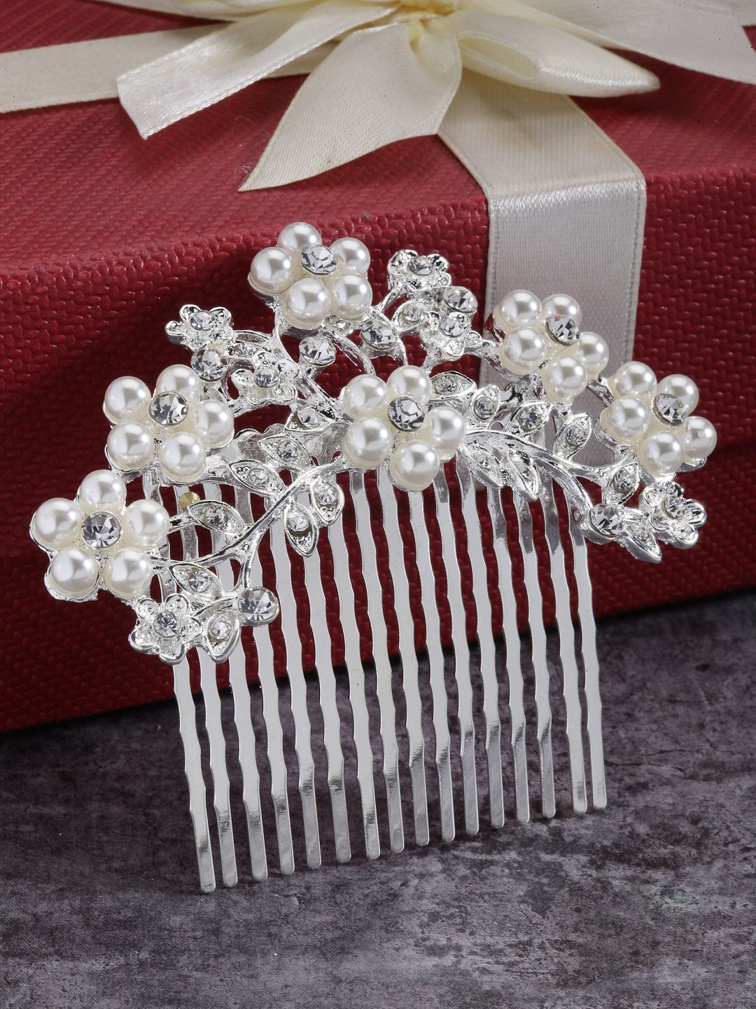 

VOGUE HAIR ACCESSORIES Women Comb Pin, Silver