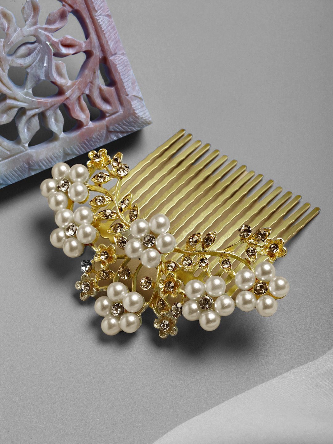 

VOGUE HAIR ACCESSORIES Women Comb Pin, Gold