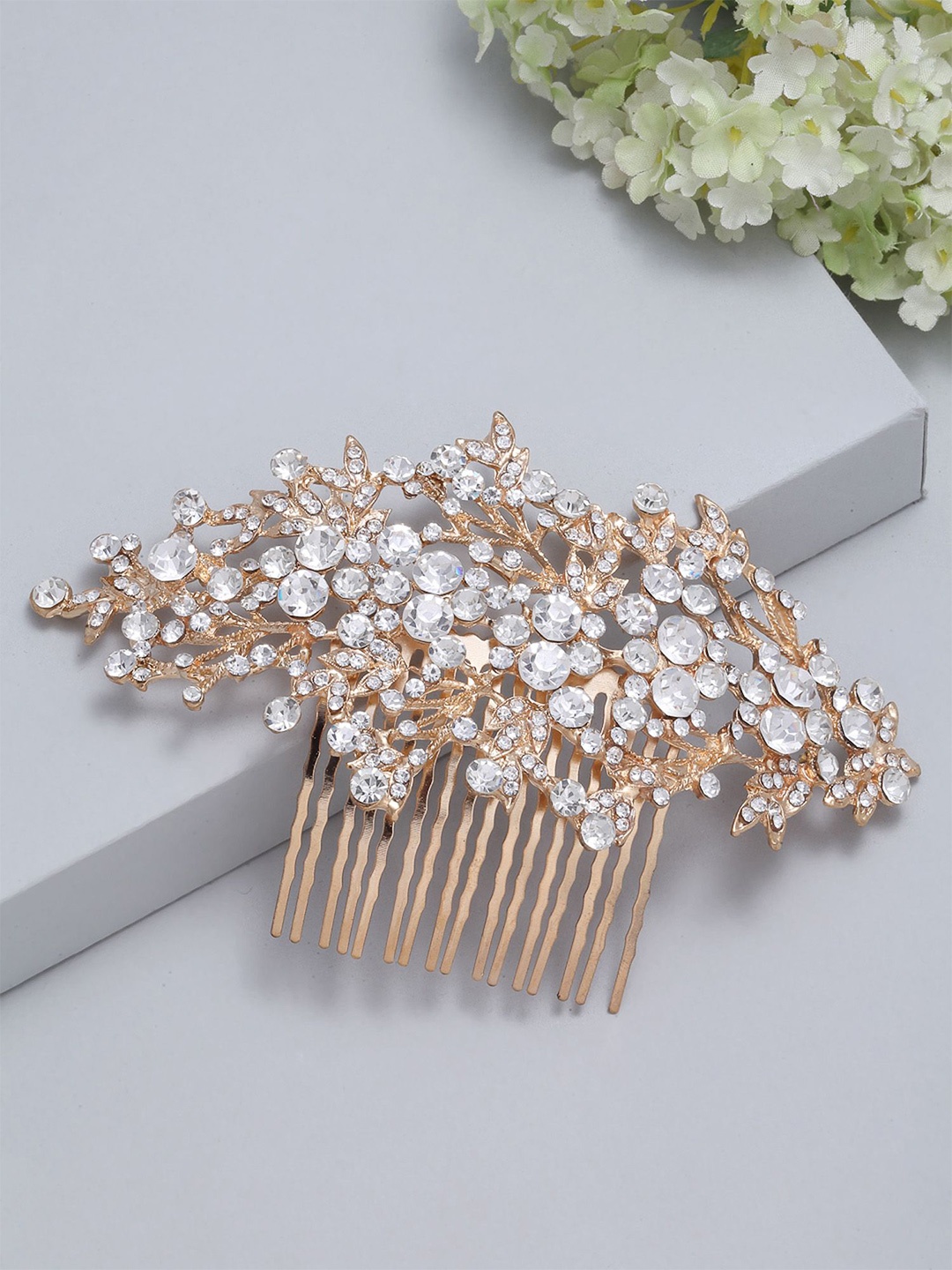 

VOGUE HAIR ACCESSORIES Women Comb Pin, Gold