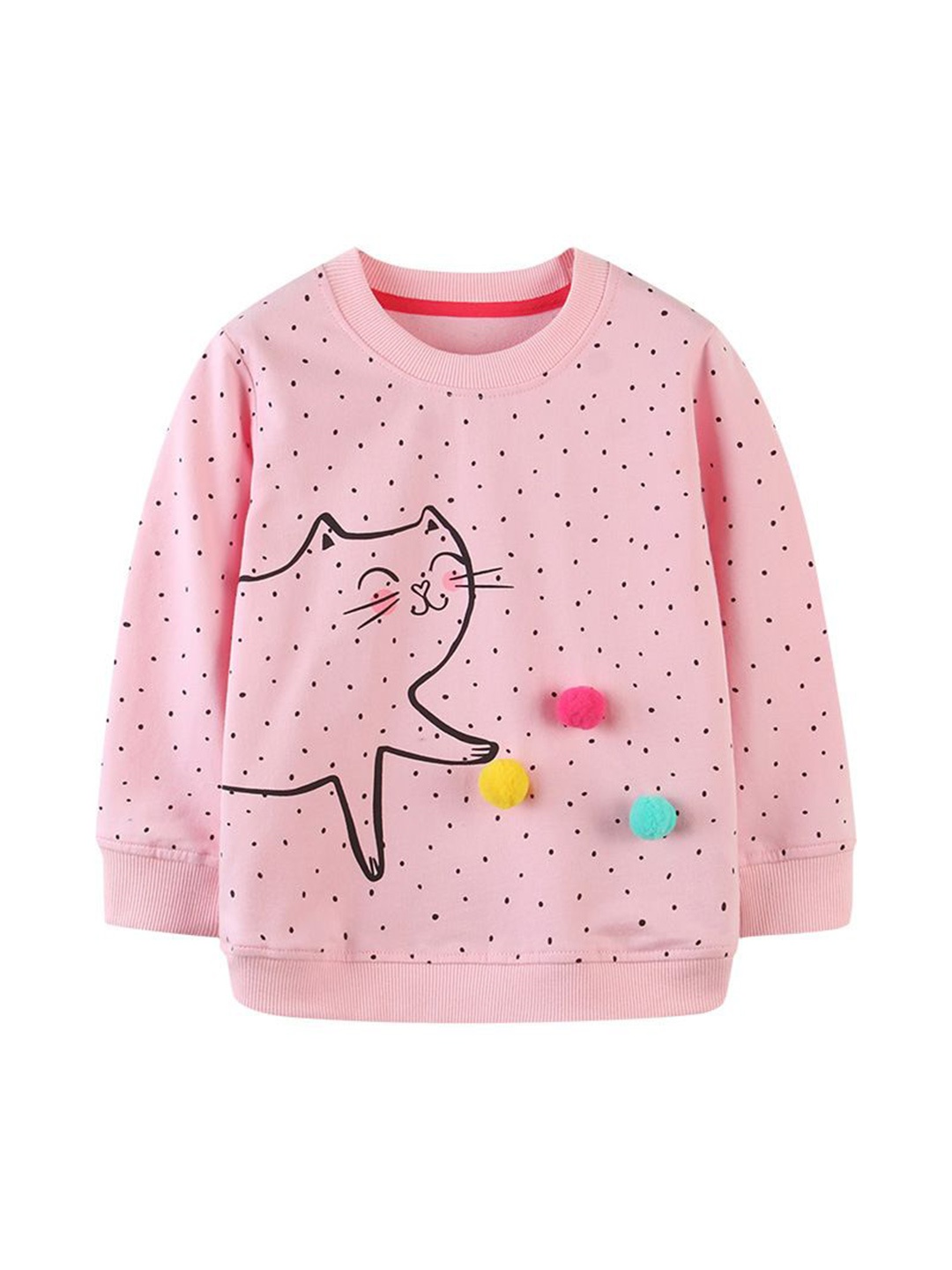 

StyleCast Girls Printed Sweatshirt, Pink