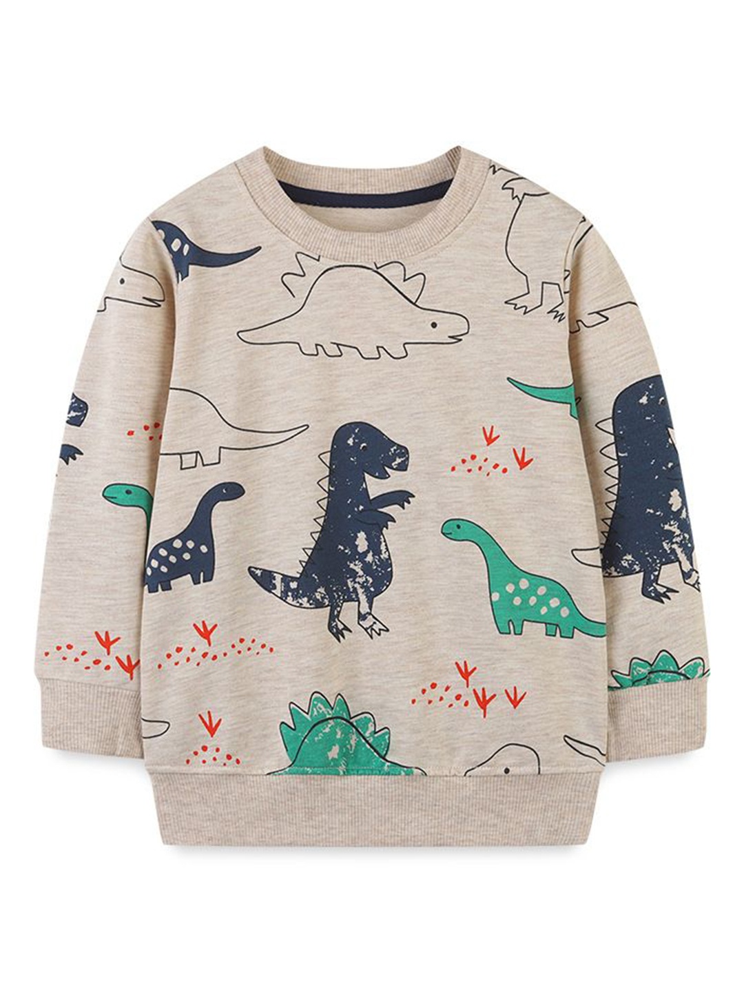 

StyleCast Boys Printed Sweatshirt, Beige