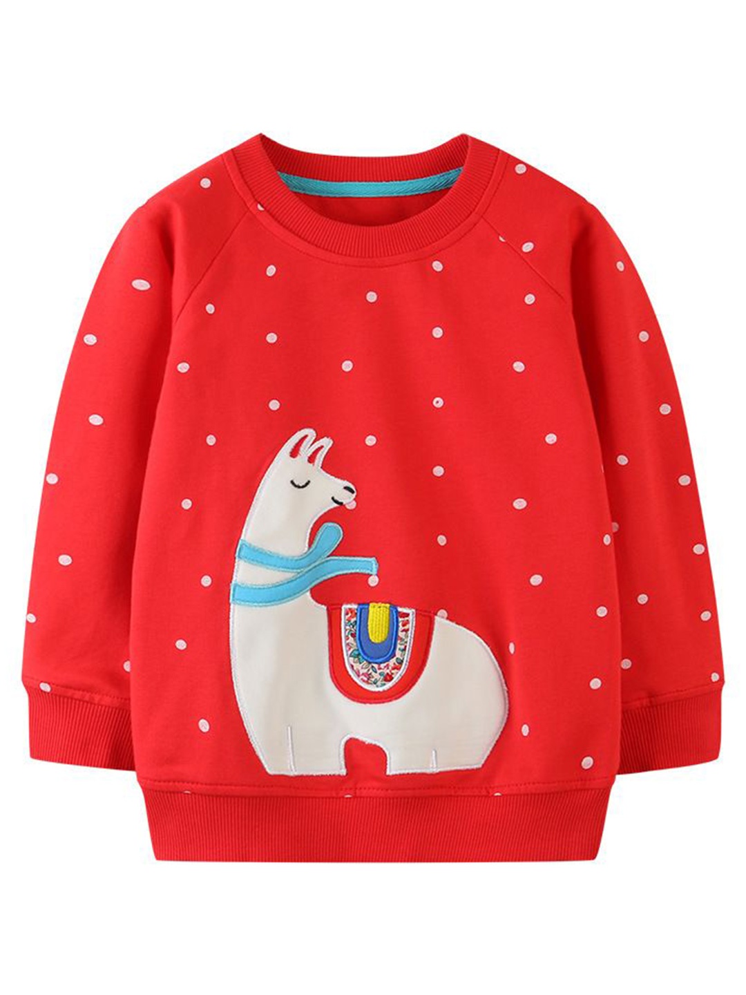 

StyleCast Girls Printed Sweatshirt, Red