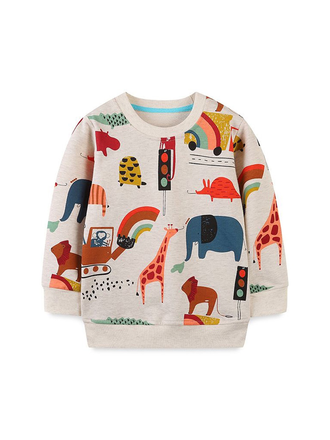 

StyleCast Unisex Kids Printed Sweatshirt, Beige