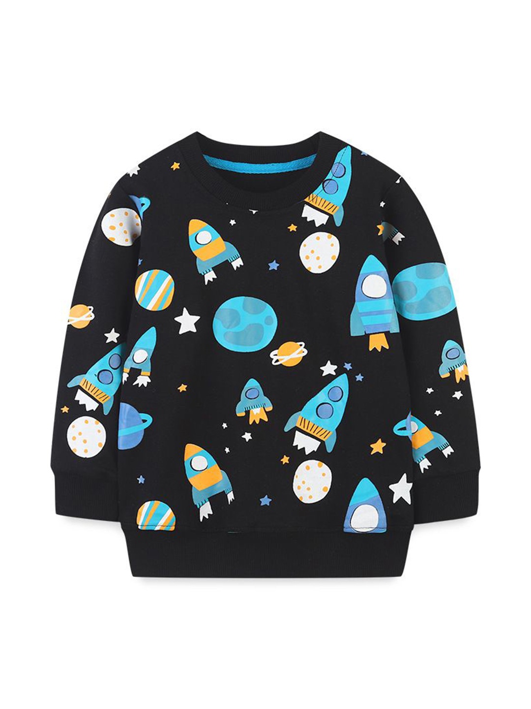 

StyleCast Boys Printed Sweatshirt, Black