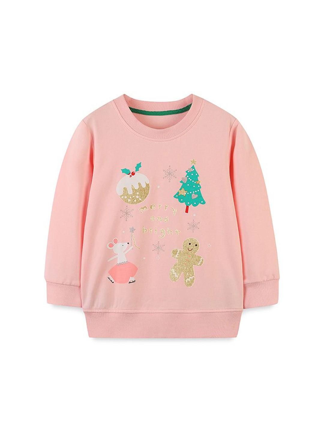 

StyleCast Girls Printed Sweatshirt, Pink