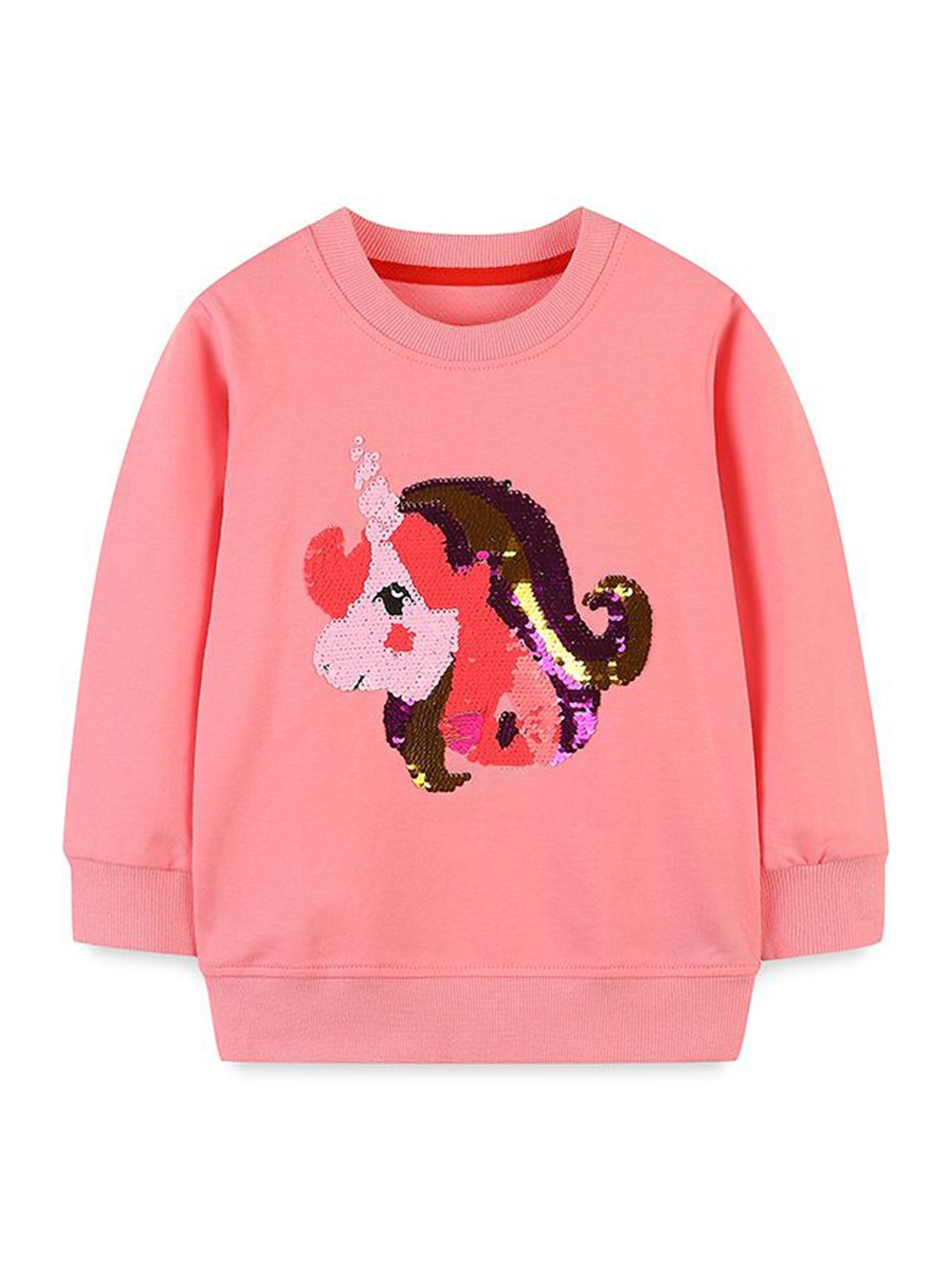 

StyleCast Girls Printed Sweatshirt, Pink