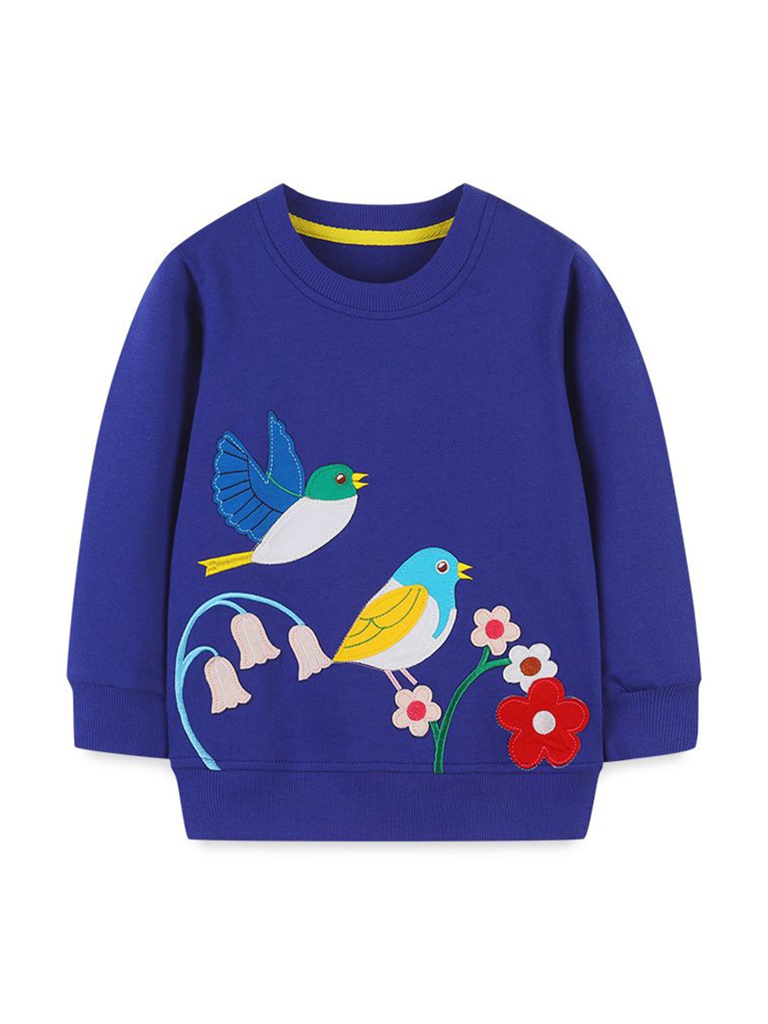 

StyleCast Girls Printed Sweatshirt, Navy blue