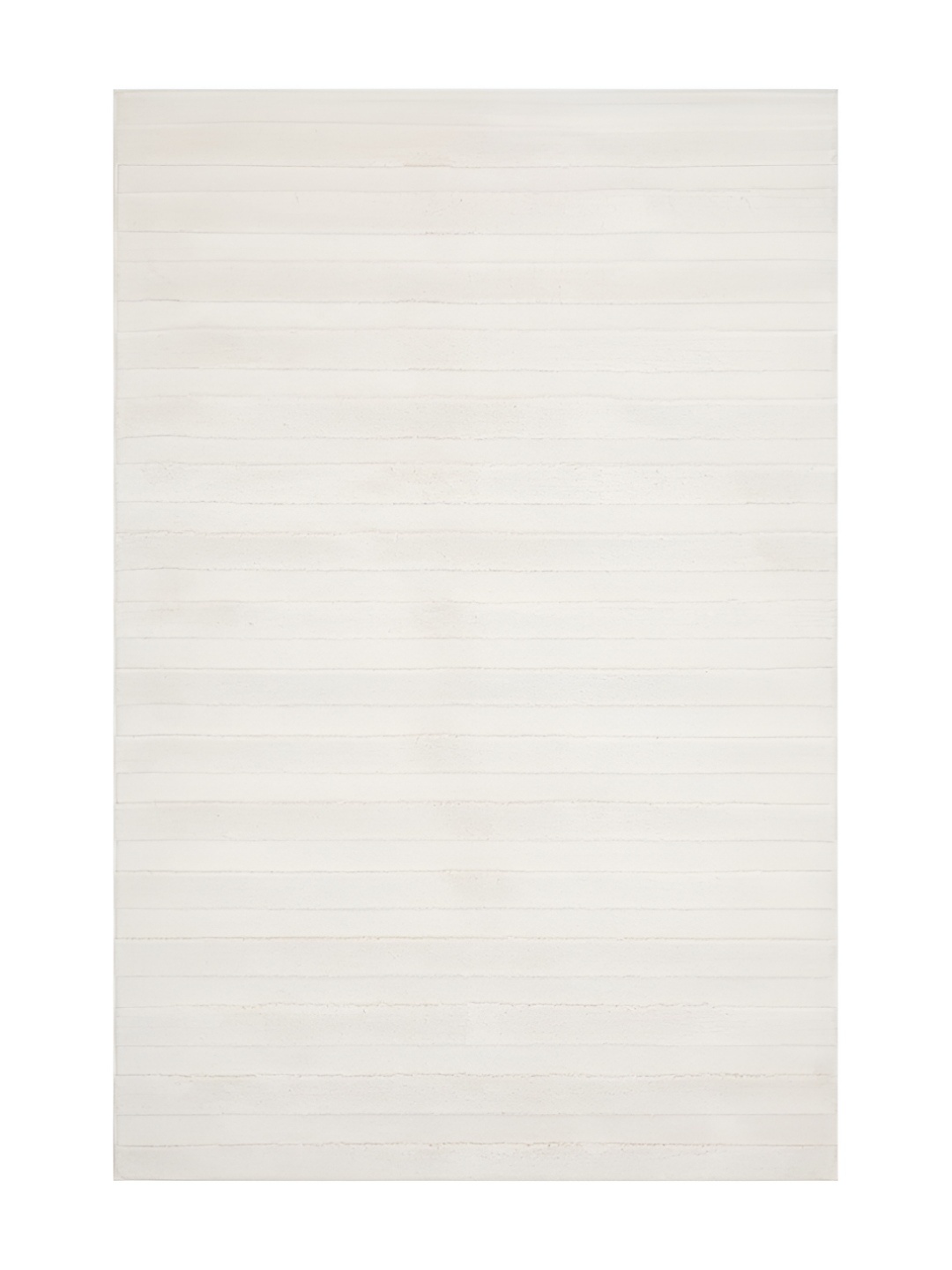 

Sapana Carpet-Mats Silver Toned Striped Anti-Skid Woollen Carpet