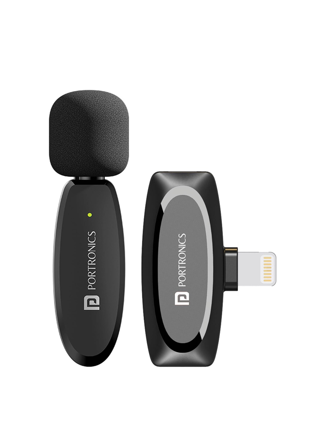 

Portronics Adults Wireless Microphone Speakers Supports 8 Pin, Black