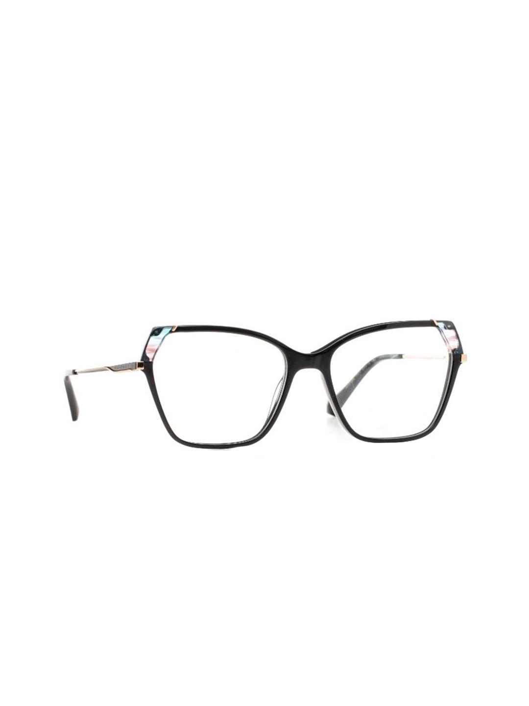 

Ana Hickmann Women Full Rim Butterfly Frames, Black