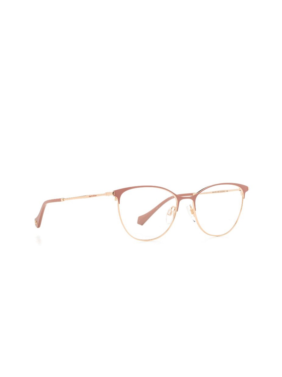 

Ana Hickmann Women Full Rim Cateye Frames, Gold