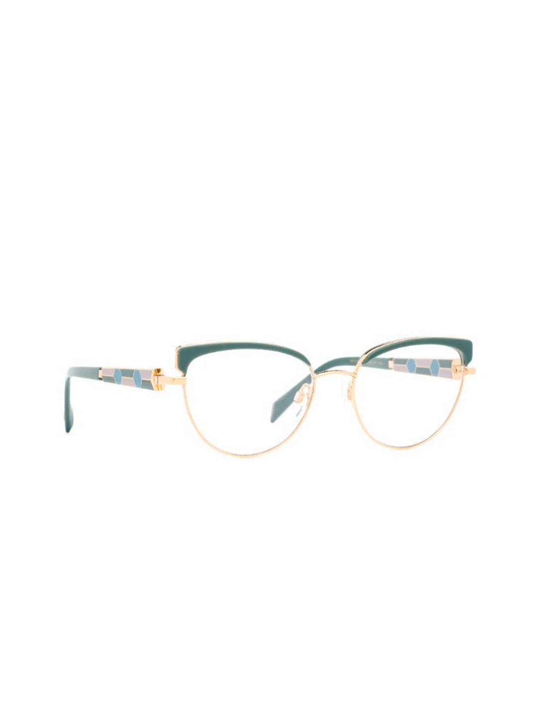 

Ana Hickmann Women Full Rim Cateye Frames, Green