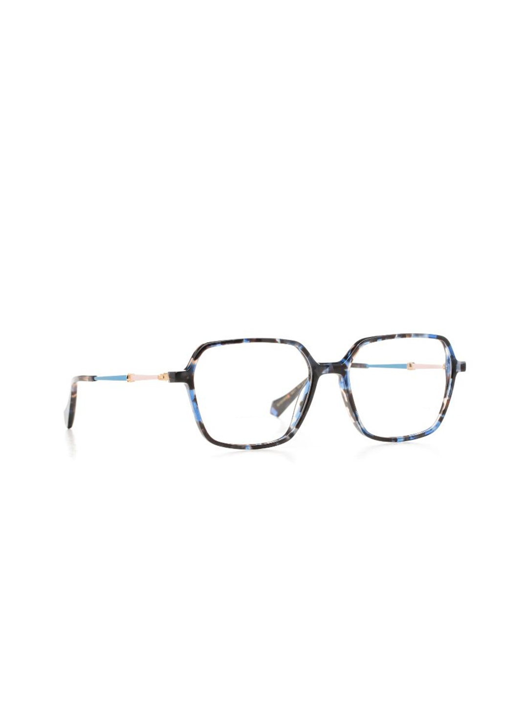 

Ana Hickmann Women Abstract Printed Full Rim Rectangle Frames, Blue